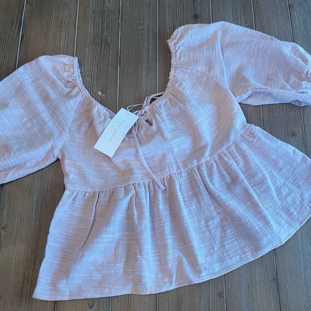 NWT Blush clothing pink top